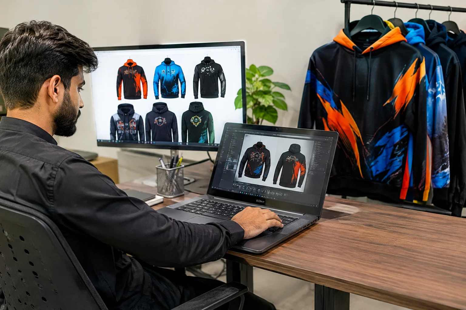 design sublimated hoodie