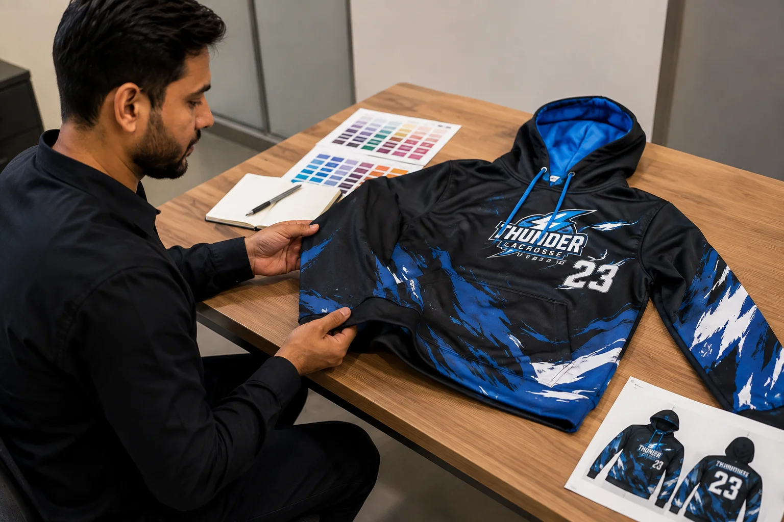 sample sublimated hoodie