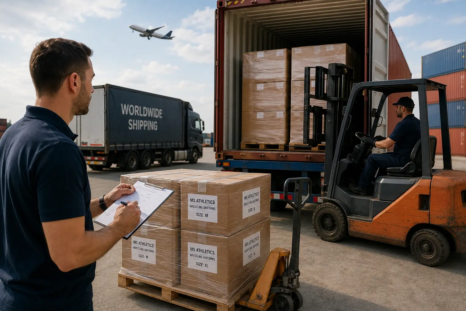 wrestling uniform shipping
